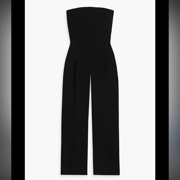 Vince Black Strapless Jumpsuit
